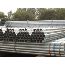 BS 1387 erw galvanizado stee pipe